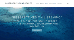 Desktop Screenshot of biospheresoundscapes.org